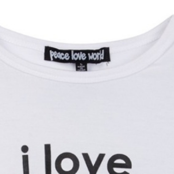 PLW L/S White I Love Weekends Tee Sz 6, 6X, 12 - Picture 2 of 6